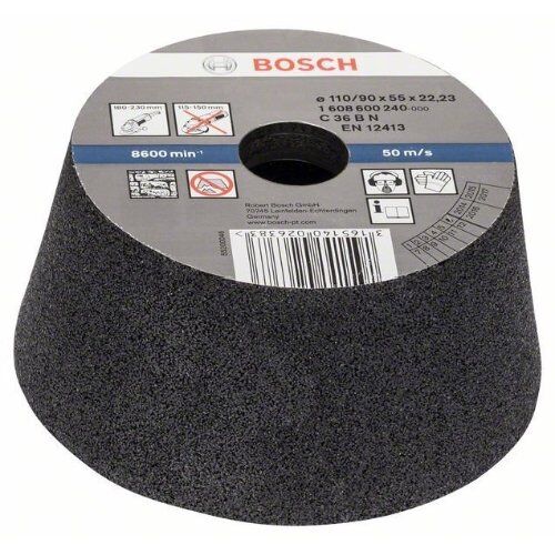  Konische Schleiftöpfe für Stein Bosch Schleiftopf, konisch-Stein/Beton, für große Winkelschleifer mit Spannmutter 12377379