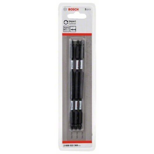  Schrauberbits Impact Control mit Doppelklinge, Torx-Torx Bosch Impact Control Schrauberbit-Set, 8-tlg., für Schlagschrauber 12377034