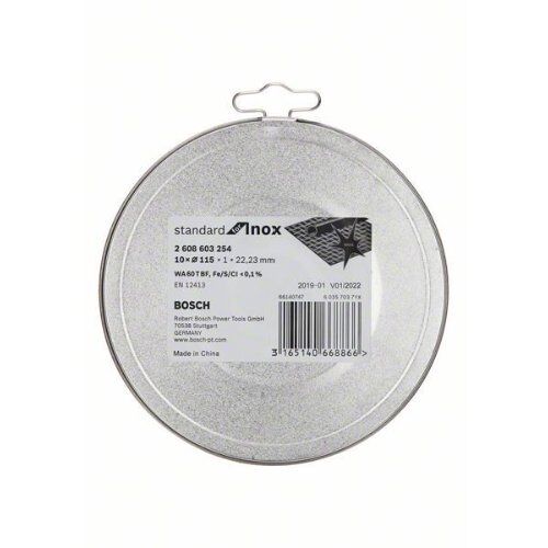  Trennscheiben Standard for Inox Rapido mit gerader Ausführung Bosch Trennscheibe gerade Standard for Inox - Rapido, für kleine Winkelschleifer 12377293