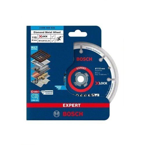  EXPERT Diamond Metal Wheel X-LOCK Trennscheiben Bosch EXPERT Diamond Metal Wheel X-LOCK Trennscheibe, 115 x 22,23 mm, für kleine Winkelschleifer 12377164