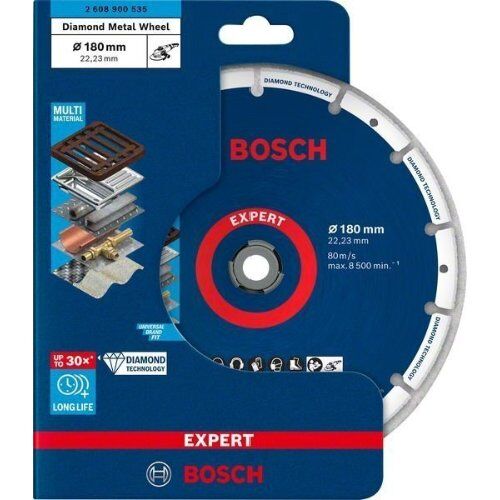  EXPERT Diamond Metal Wheel Große Trennscheiben Bosch EXPERT Diamond Metal Wheel Trennscheibe, 180 x 22,23 mm, für große Winkelschleifer mit Spannmutter 12377166