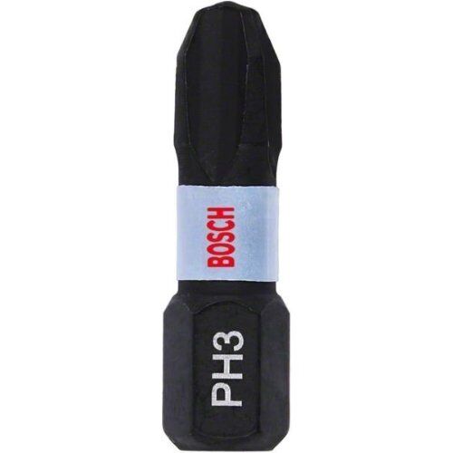  Schrauberbit-Packs Impact Control Phillips Bosch Impact Control PH3-Schrauberbits, 2‑teilig, für Schraubendreher 12377053