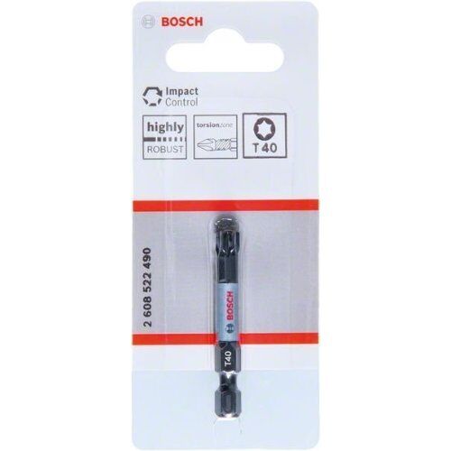  Schrauberbit-Packs Impact Control Internal Torx Bosch Impact Control T40-Power-Bit, 1‑teilig, für Schraubendreher 12377068