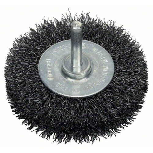  Gewellte Scheibenbürsten Clean for Metal für Bohrmaschinen Bosch Scheibenbürste 75 x 0,3 mm, gewellter Stahldraht, für Dreh- und Schlagbohrer 12377448