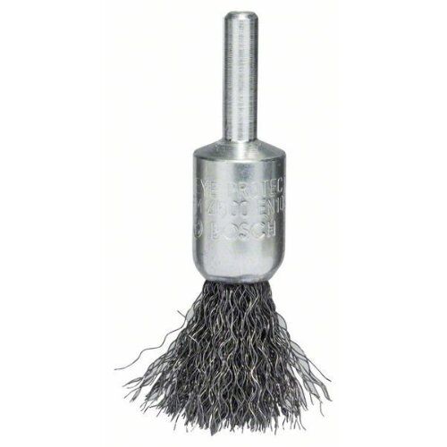  Clean for Metal Gewellte Pinselbürste für Bohrer Bosch Pinselbürste, 15 x 0,2 mm, gewellter Stahldraht, für Dreh- und Schlagbohrer 12377467