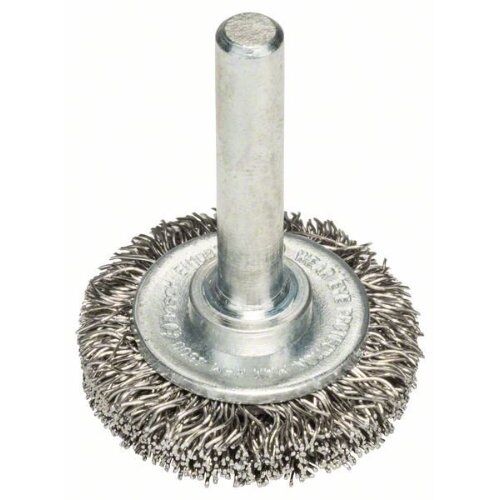  Gewellte Scheibenbürsten Clean for Inox für Bohrmaschinen Bosch Scheibenbürste 30 x 0,3 mm, gewellter rostfreier Stahldraht, für Dreh- und Schlagbohrer 12377455
