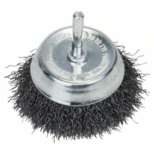  Gewellte Topfbürste Clean for Metal für Bohrer Bosch Topfbürste 70 x 0,3 mm, gewellter Stahldraht, für Dreh- und Schlagbohrer 12377435
