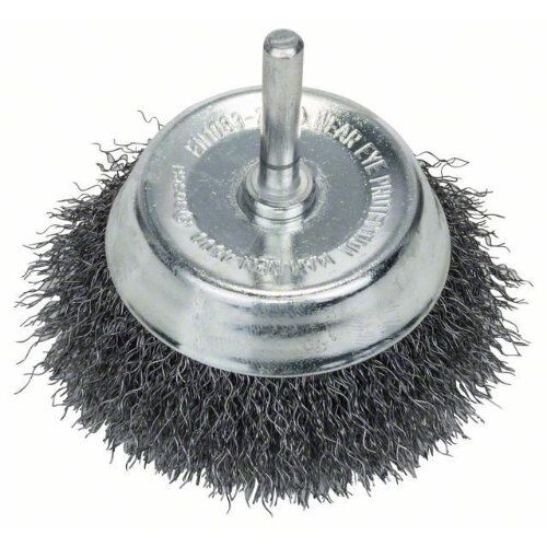  Gewellte Topfbürste Clean for Metal für Bohrer Bosch Topfbürste 70 x 0,2 mm, gewellter Stahldraht, für Dreh- und Schlagbohrer 12377436