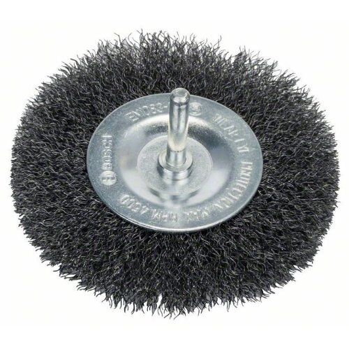  Gewellte Scheibenbürsten Clean for Metal für Bohrmaschinen Bosch Scheibenbürste 100 x 0,2 mm, gewellter Stahldraht, für Dreh- und Schlagbohrer 12377452