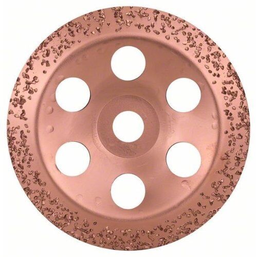  Carbide-Schleifköpfe, 22,23-mm-Bohrung für große Winkelschleifer Bosch Carbide-Topfscheibe, für große Winkelschleifer mit Spannmutter 12377395