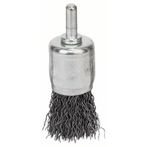  Clean for Metal Gewellte Pinselbürste für Bohrer Bosch Pinselbürste, 25 x 0,3 mm, gewellter Stahldraht, für Dreh- und Schlagbohrer 12377468
