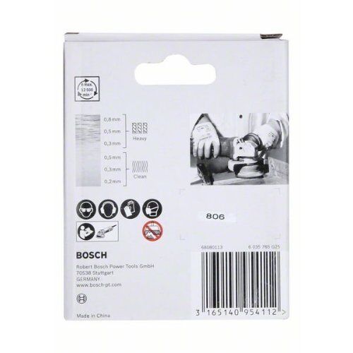  Gewellte Topfbürsten Clean for Metal für X-LOCK Winkelschleifer Bosch X-LOCK Topfbürste 75 mm, gewellter Stahldraht, für kleine Winkelschleifer 12377407