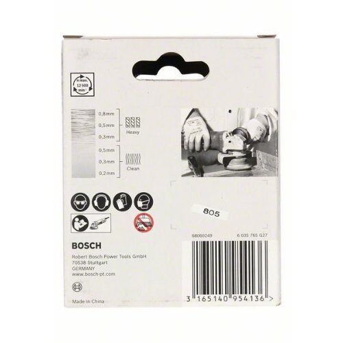  Gezopfte Topfbürsten Heavy for Metal für X-LOCK Winkelschleifer Bosch X-LOCK Topfbürste 75 mm, gezopfter Stahldraht, für kleine Winkelschleifer 12377398
