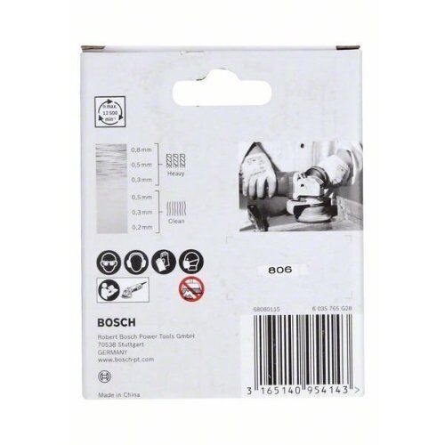  Gewellte Topfbürsten Clean for Inox für X-LOCK Winkelschleifer Bosch X-LOCK Topfbürste 75 mm, gewellter rostfreier Stahldraht, für kleine Winkelschleifer 12377417