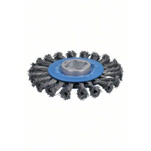  Gezopfte Scheibenbürsten Heavy for Metal für X-LOCK Winkelschleifer Bosch X-LOCK Scheibenbürste 115 mm, gezopfter Stahldraht, für kleine Winkelschleifer 12377421