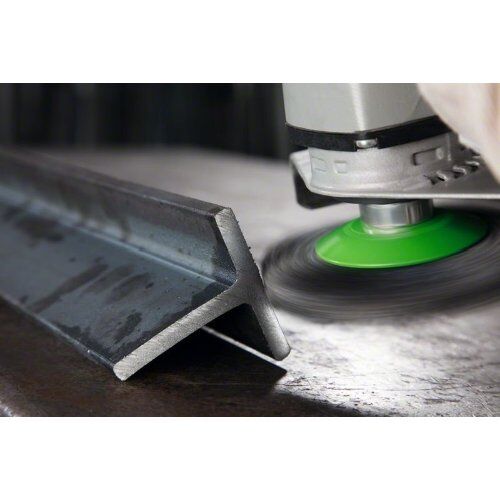  Clean for Inox Gewellte Pinselbürste für Winkelschleifer Bosch Kegelbürste, 100 mm, gewellter Draht, Edelstahl, für kleine Winkelschleifer 12377432