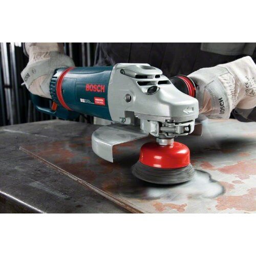 Gewellte Topfbürste Clean for Metal mit M14-Gewinde für Winkelschleifer Bosch Topfbürste, 100 mm, gewellter Stahldraht, für kleine Winkelschleifer 12377408