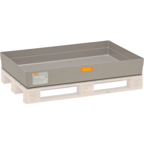  105 - Auffangwannen GFK Cemo GFK-Auffangwanne 150 l oh. Gitterrost, m. Zulassung, 120x80x20,8 cm 12383682