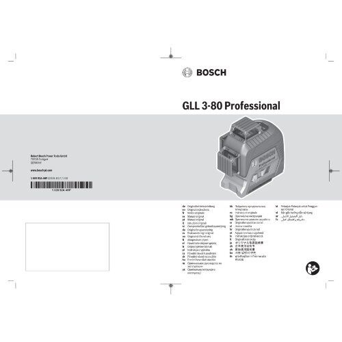  Linienlaser Bosch Linienlaser GLL 3-80, mit 4 x 1,5 V-LR6-Batterie 12369559