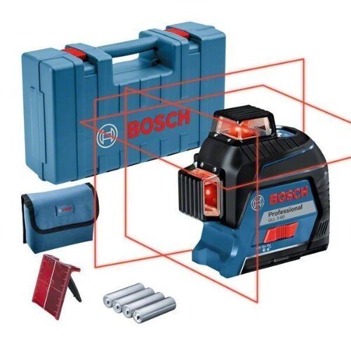  Linienlaser Bosch Linienlaser GLL 3-80, mit 4 x 1,5 V-LR6-Batterie 12369559