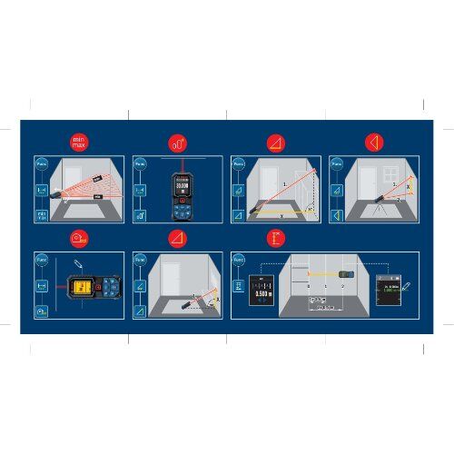  Messtechnik Laser-Entfernungsmesser Bosch Laser-Entfernungsmesser GLM 50-27 CG mit BA 3.7V 1.0Ah A und USB-C-Kabel 12369573