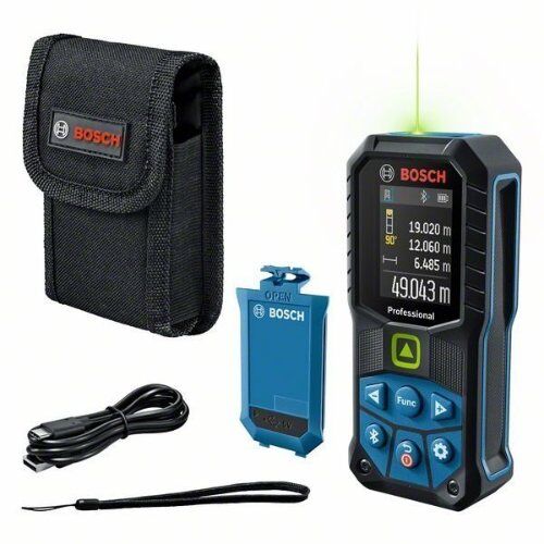  Messtechnik Laser-Entfernungsmesser Bosch Laser-Entfernungsmesser GLM 50-27 CG mit BA 3.7V 1.0Ah A und USB-C-Kabel 12369573
