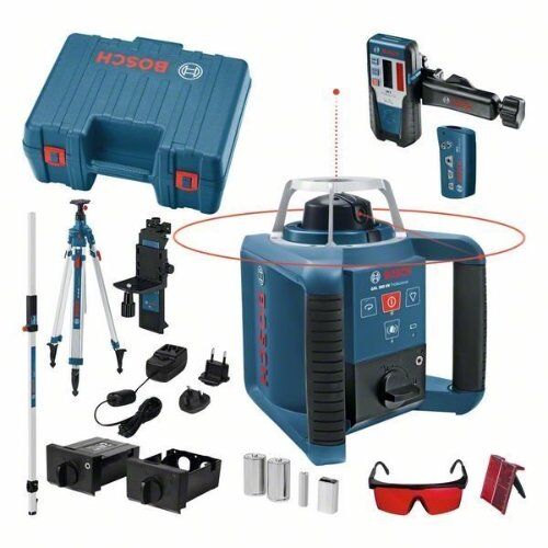  Messtechnik Rotationslaser Bosch Rotationslaser GRL 300 HV, mit RC 1, WM 4, LR 1, BT 300 HD und GR 240 12369557