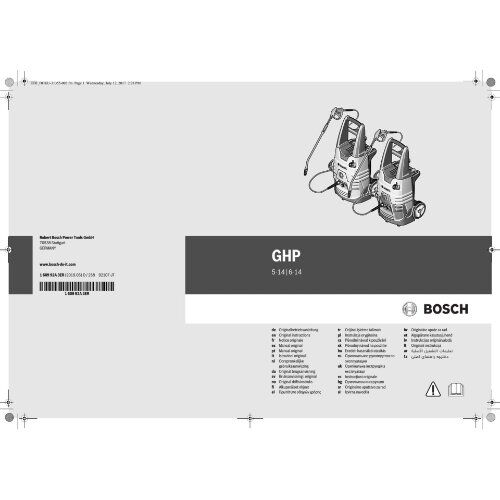  Hochdruckreiniger Bosch Hochdruckreiniger GHP 6-14 12369657