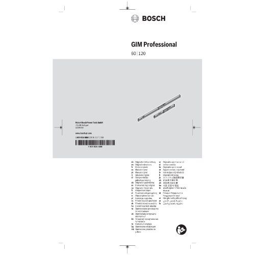  Winkel- und Neigungsmesser Bosch Digitaler Neigungsmesser GIM 60 12369609