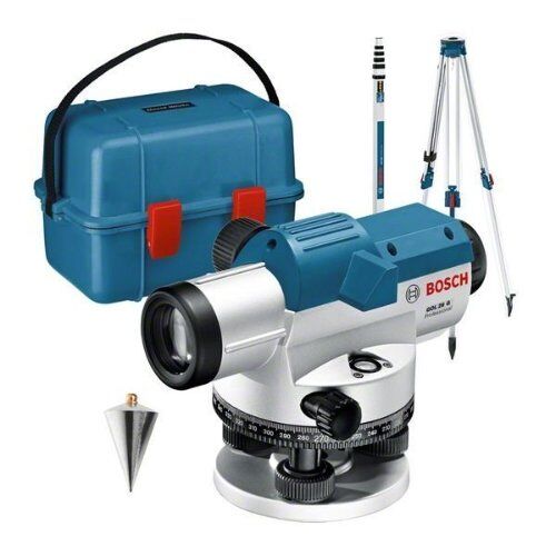  Optische Nivelliergeräte Bosch Optisches Nivelliergerät GOL 26 G, mit Baustativ BT 160, Messstab GR 500 12369590