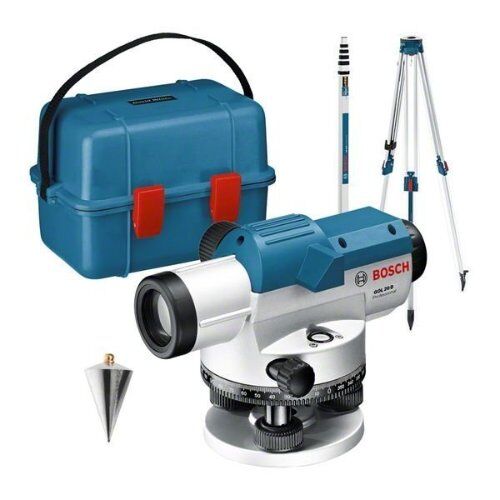  Optische Nivelliergeräte Bosch Optisches Nivelliergerät GOL 20 D, mit Baustativ BT 160, Messstab GR 500 12369591