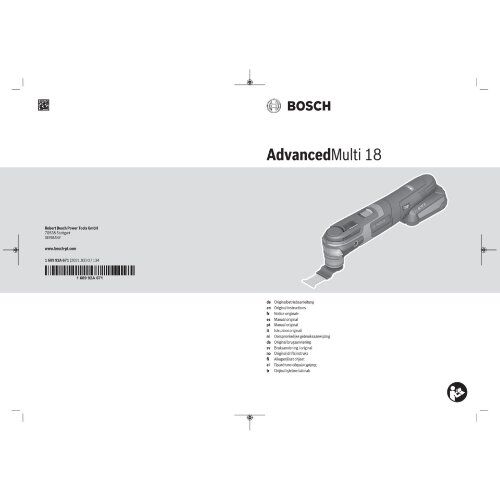  18-V-POWER FOR ALL-Akkusystem Bosch Akku-Multifunktionswerkzeug AdvancedMulti 18 12377548