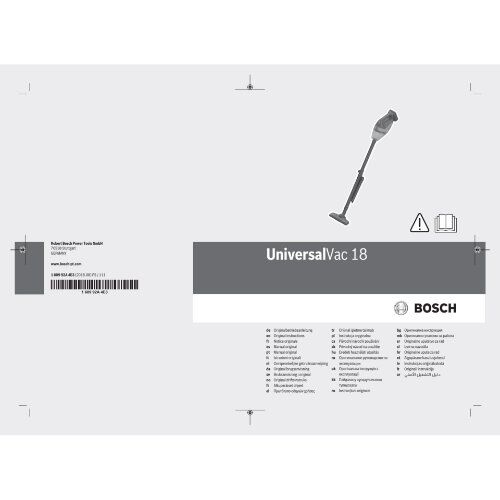  Staubsauger Bosch Trockensauger UniversalVac 18 12377546