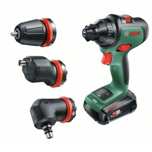  18-V-POWER FOR ALL-Akkusystem Bosch Akku-Zweigang-Bohrschrauber AdvancedDrill 18: 1x Akku, Winkel-/Exzenteraufsatz 12377507