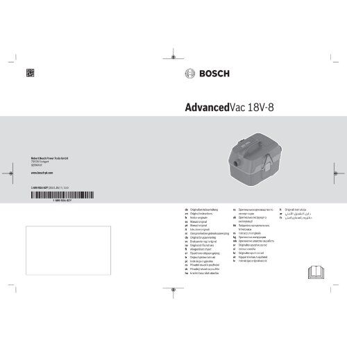  Reinigungsgeräte Staubsauger Bosch Nass- und Trockensauger AdvancedVac 18V-8 12377568