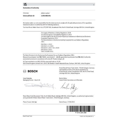  18-V-POWER FOR ALL-Akkusystem Bosch Akku-Kettensäge UniversalChain 18, mit 1 x PBA 18 V 2.5 Ah Akku 12377519