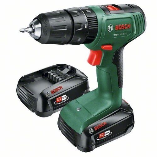 18-V-POWER FOR ALL-Akkusystem Bosch Akku-Zweigang-Schlagbohrschrauber EasyImpact 18V-40:2xAkkupack PBA 18V 2,0Ah W-B 12377561