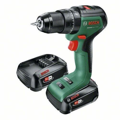  18-V-POWER FOR ALL-Akkusystem Bosch Akku-Zweigang-Schlagbohrschrauber UniversalImpact 18V-60: 2x PBA 18V 2.0Ah W-B 12377569