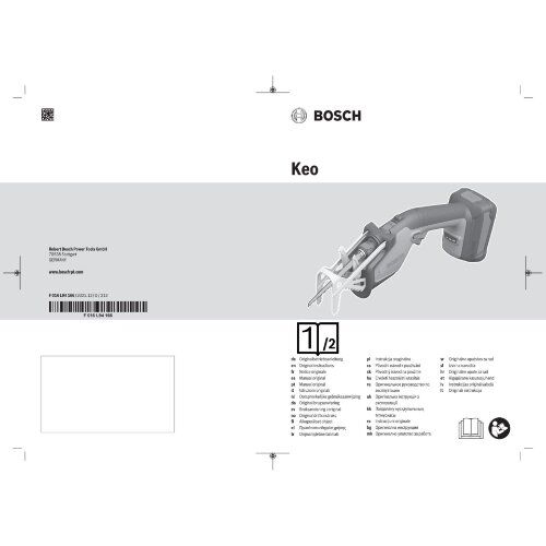  Gartensägen/-scheren Bosch Akku-Gartensäge Keo: 1x Akkupack PBA 18V 2.0Ah W-B 12377534