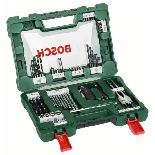  Bosch sonstiges Bosch V-Line Box, Bohrer- und Bit-Set, 68-tlg., Klappmesser, Magnetstab, Winkelschr. 12368765