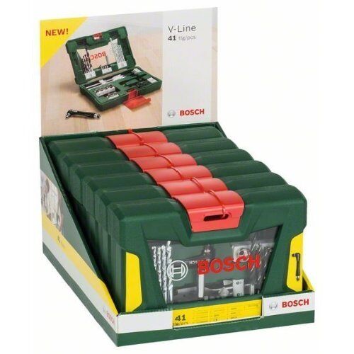  Bosch sonstiges Bosch V-Line Box, Bohrer- und Bit-Set, 41-tlg., Winkelschrauber 12368772