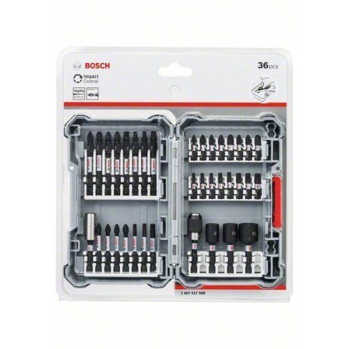 Bosch sonstiges Bosch Pick and Click Impact Control Steckschlüssel‑ und Schrauberbit-Set, 36‑tlg. 12368800