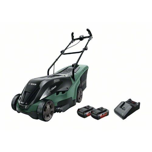  36V POWER FOR ALL-Akkusystem Bosch Akku-Rasenmäher UniversalRotak 36-560, 2 Akkus 36V /2,0 Ah, Ladegerät AL 3620 CV 12377814