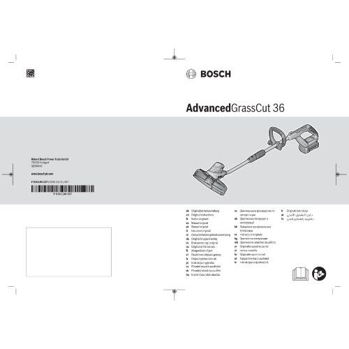  36V POWER FOR ALL-Akkusystem Bosch Akku-Rasentrimmer AdvancedGrassCut 36, mit 1 x 36V/2.0 Ah Lithium-Ionen-Akku 12377811