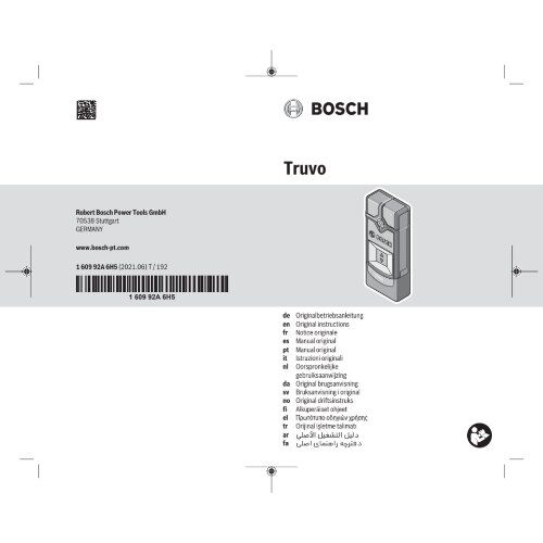  Ortungs- und Inspektionsgeräte Ortungsgeräte Bosch Digitales Ortungsgerät Truvo 12377780