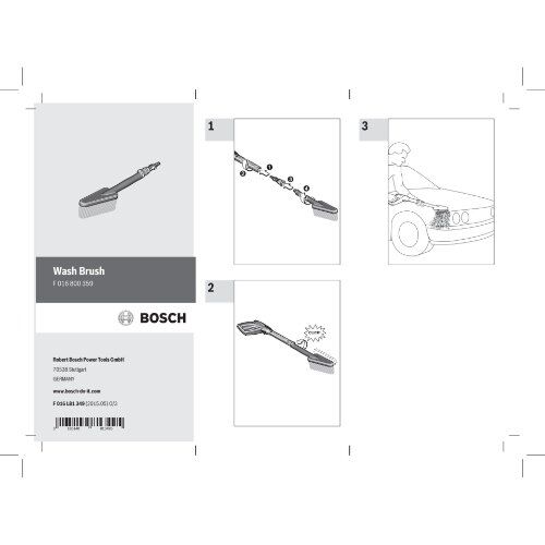  Aquatak Kits Bosch Reinigungs-Set für die Autowäsche, Systemzubehör 12377954