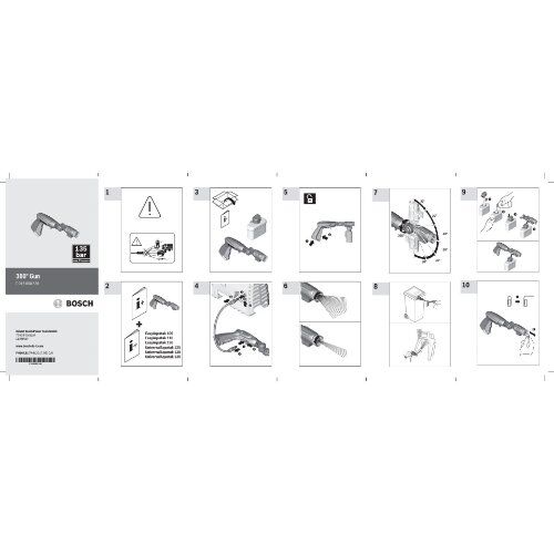  Aquatak Kits Bosch Systemzubehör 360°-Reinigungs-Set 12377952