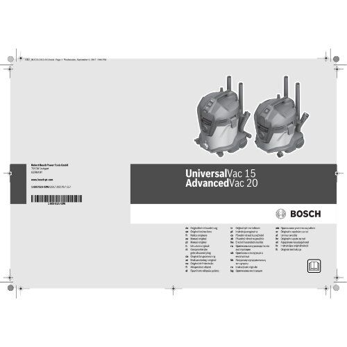  Reinigungsgeräte Staubsauger Bosch Nass- und Trockensauger AdvancedVac 20 12377864