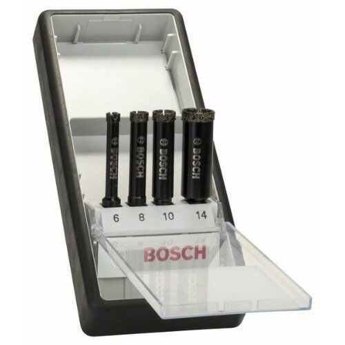  Diamond for HardCeramic Nassdiamantbohrer-Sets, Robust Line Bosch 4-tlg. Robust Line Diamantnassbohrer-Set, 6–14 mm, für Bohrmaschinen 12370048