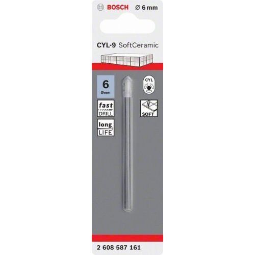  CYL-9 SoftCeramic Bohrer Bosch Fliesenbohrer CYL-9 Ceramic, für Dreh- und Schlagbohrer 12370325